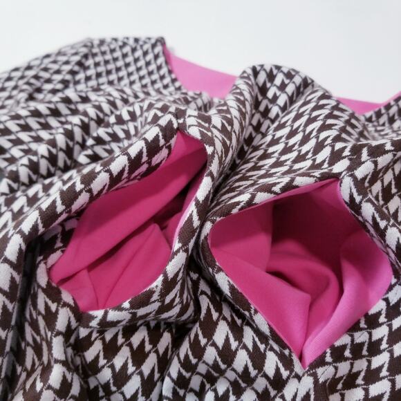 Lilly Pulitzer Geometric Abstract Print Knit Shift Dress 3/4 Sleeves - Picture 7 of 14